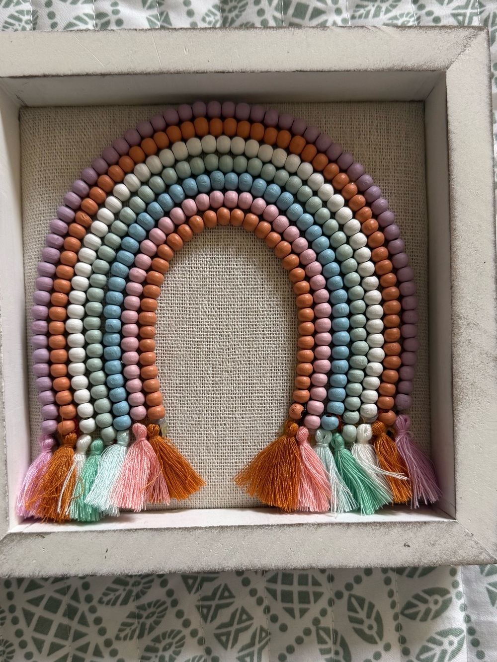 🌈 Rainbow macrame wall decor 🌈